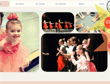 Tablet Screenshot of dancedynamicsinc.com